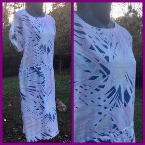 Vtg Sheath Dress, sz L